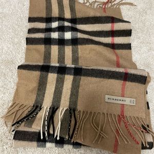 Authentic Burberry Check Winter Scarf